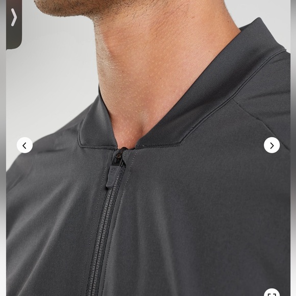 Gymshark Men’s Onyx Gray Studio Jacket - Picture 5 of 8
